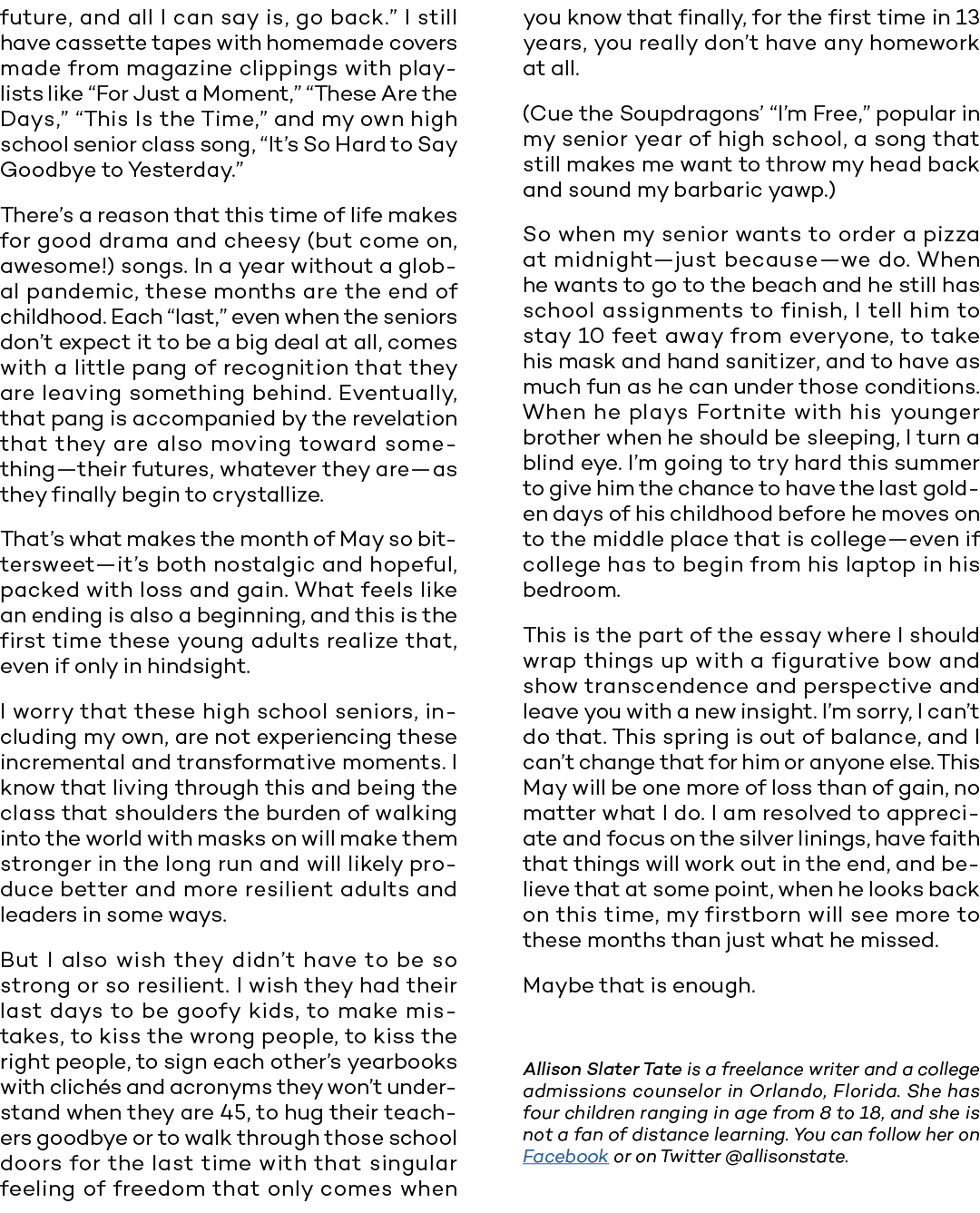 future, and all I can say is, go back   I still have cassette tapes with homemade covers made from magazine clippings   