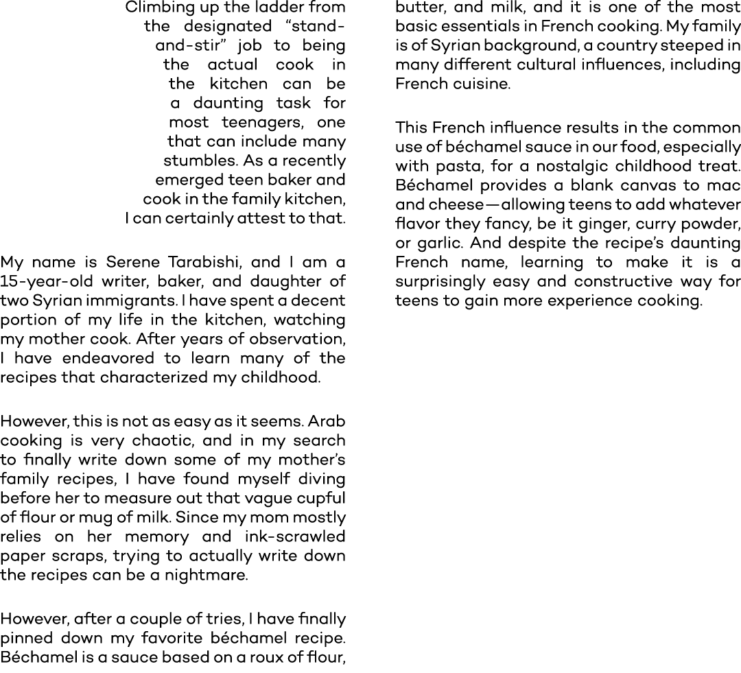 Climbing up the ladder from the designated  stand-and-stir  job to being the actual cook in the kitchen can be a daun   