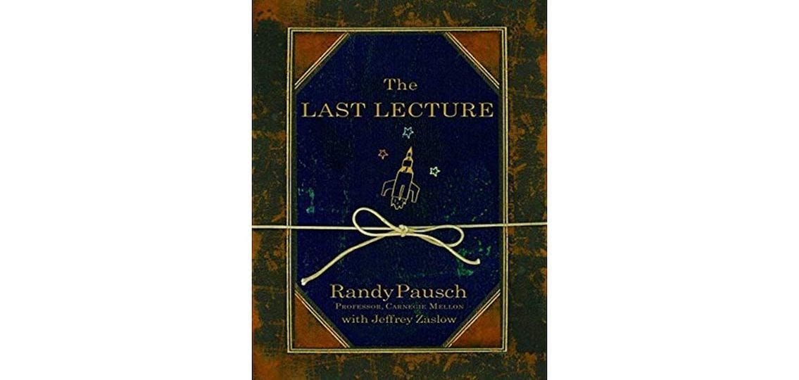 The Last Lecture by Randy Pausch book cover