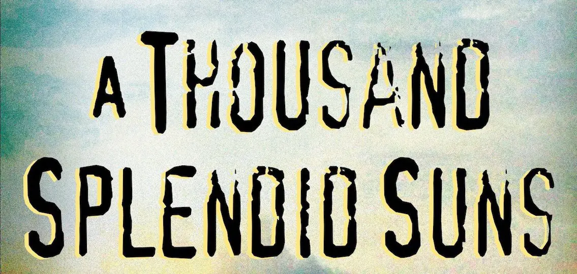 A Thousand Splendid Suns Book Cover banner
