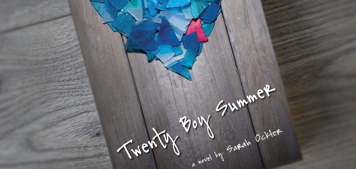 Twenty Boy Summer by Sarah Ockler book lying on a table