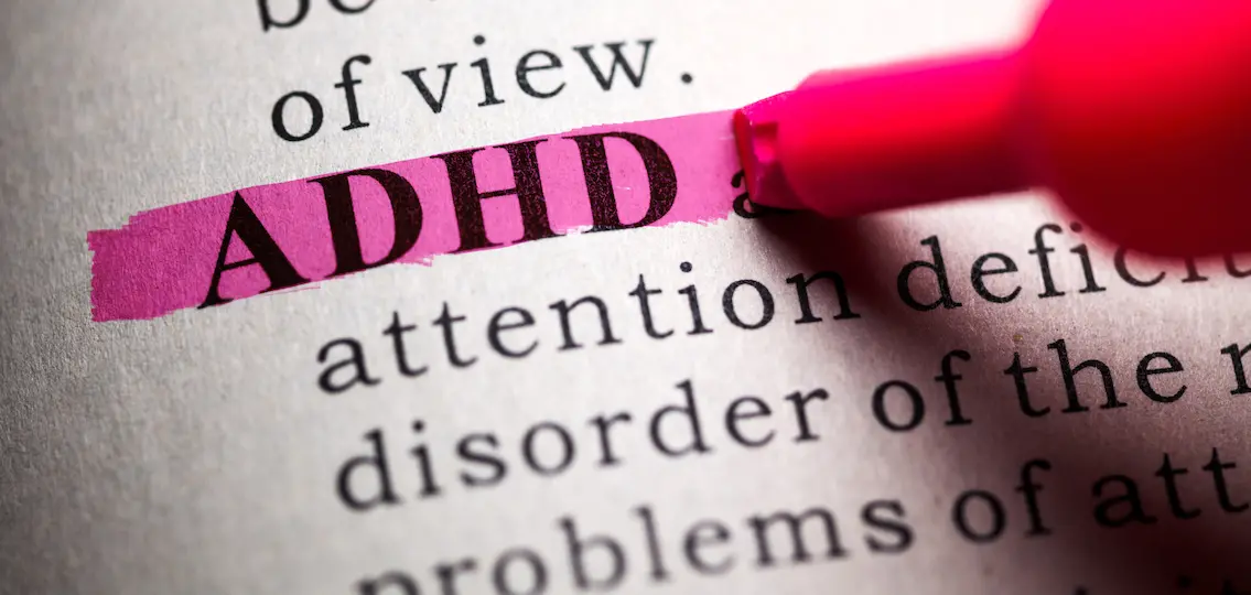 Fake Dictionary, definition of the word ADHD.