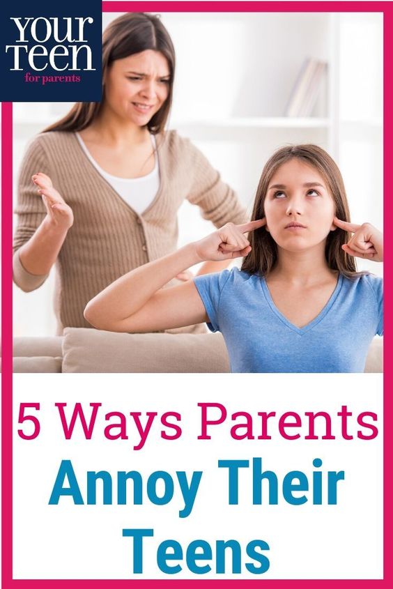 An Annoyed Teen Identifies 5 Annoying Things Parents Do