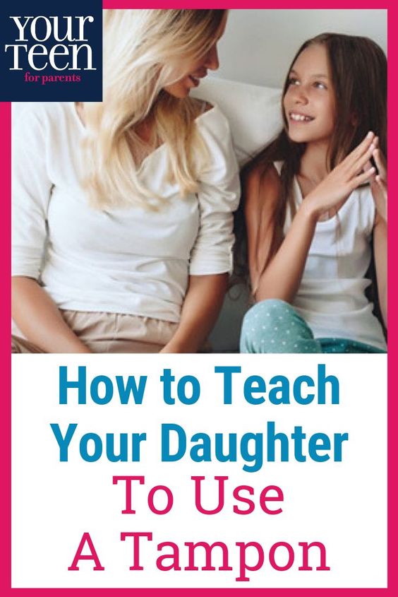 Teach Girls How to Use a Tampon the First Time