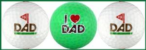 I love Dad Golf Ball