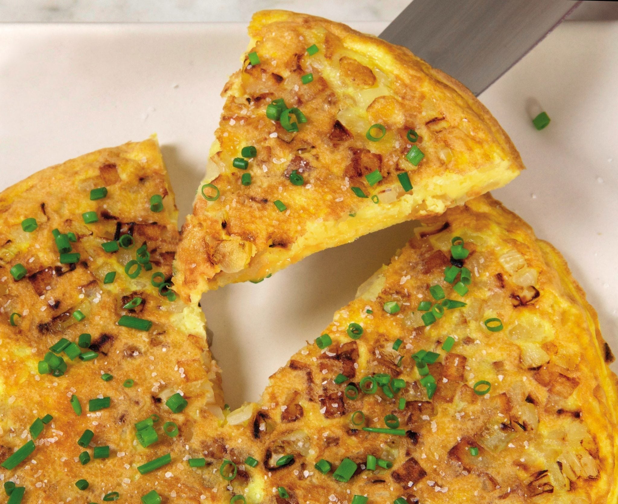 Michael Ruhlman's Potato, Onion, and Cheese Frittata Recipe