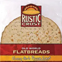 Rustic Crust pizza flatbread crust