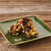 Granola bars with dried fruit, and nuts