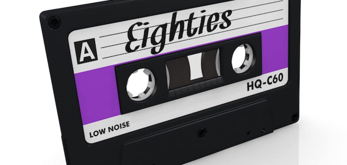 cassette tape labeled Eighties