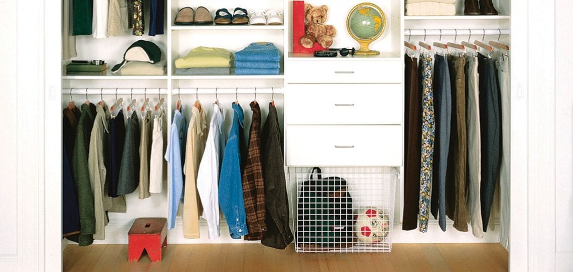 incredibly organized closet