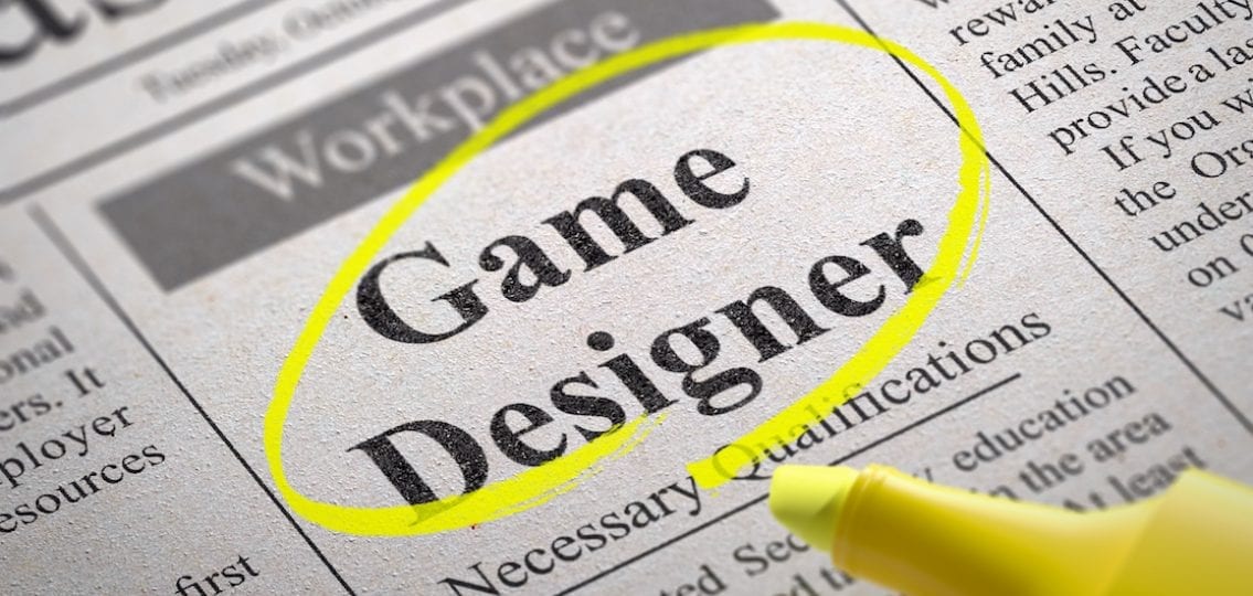 Game Designer ad