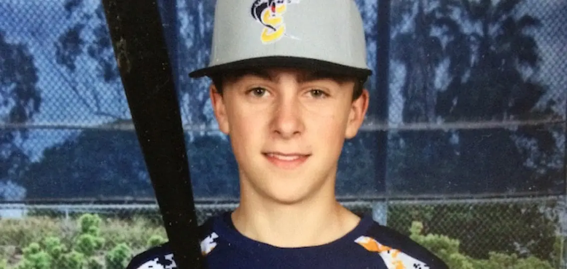 Headshot Aidan Turos in baseball uniform