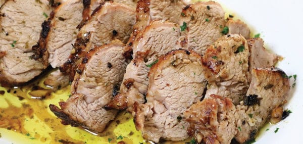Garlic and Brown Sugar Pork Tenderloin Recipe from Chef Lorious