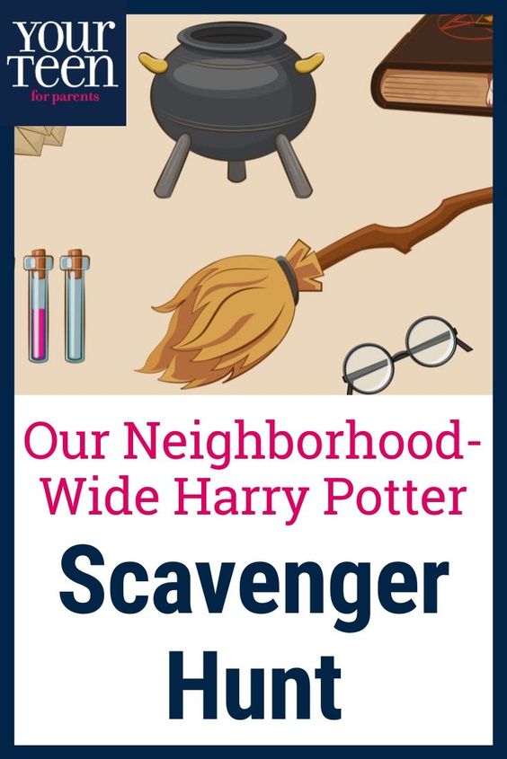 Scavengers for Success: A Harry Potter Neighborhood Scavenger Hunt