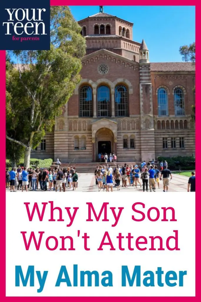 My Son Won’t Go To My Alma Mater. Here’s Why