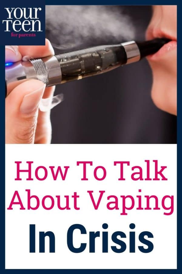 How to Talk to Your Teens About Vaping During This Time