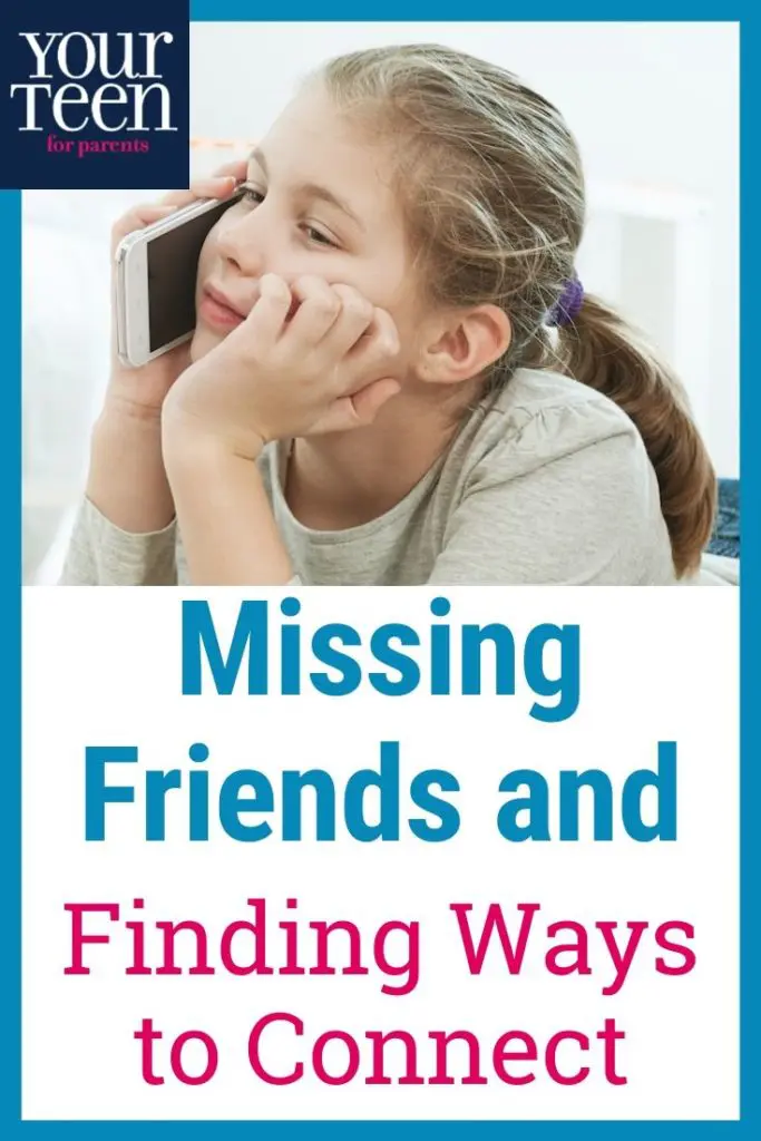 Middle School Girls: Missing Friends but Finding Ways to Connect