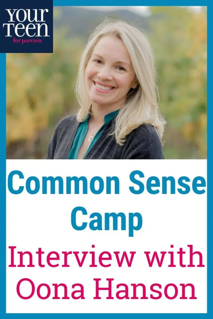Common Sense Camp: Interview with Oona Hanson