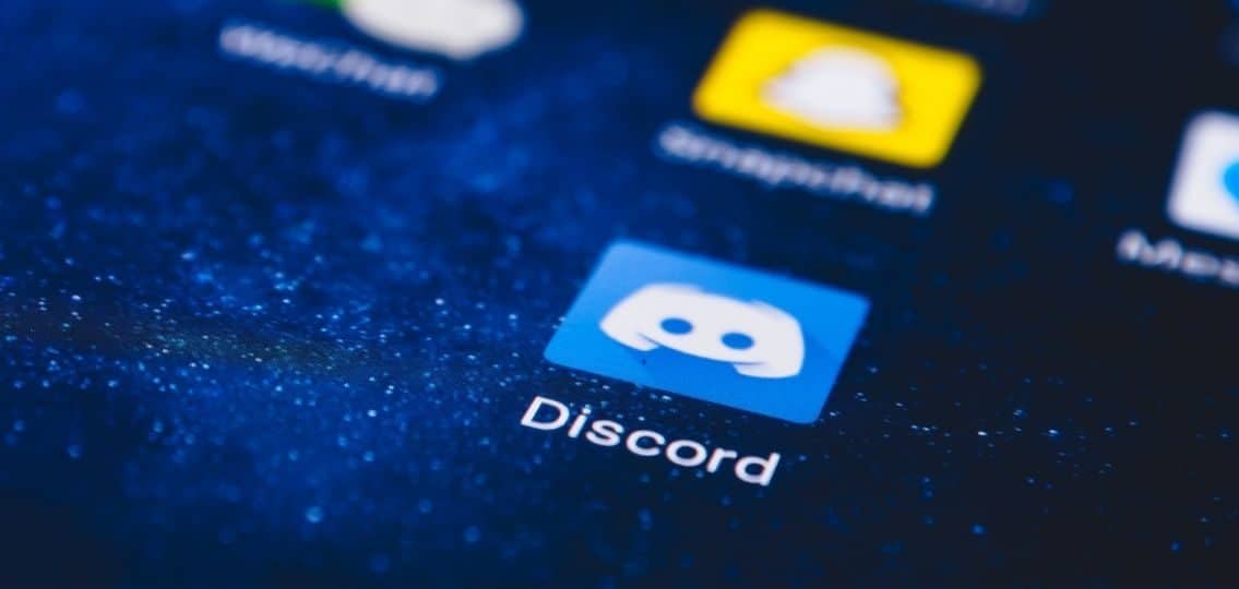 A close up of the discord app on a device