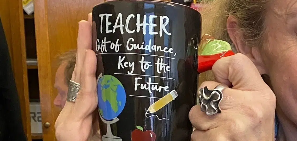 Mug to show appreciation to teachers