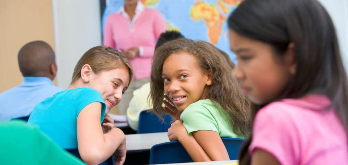 middle school bullying in a classroom