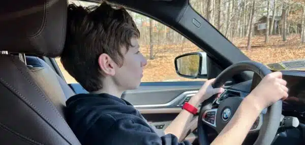 How Can He Be Ready to Drive When His Feet Don’t Even Reach the Pedals?