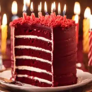red velvet birthday cake