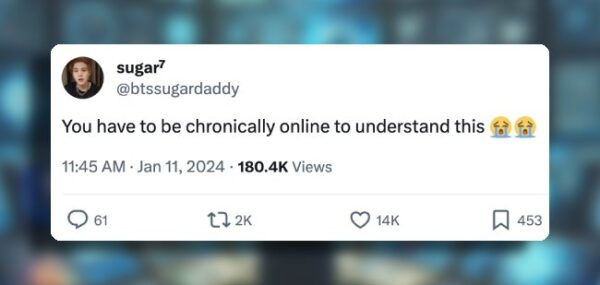 What does “Chronically Online” Mean?