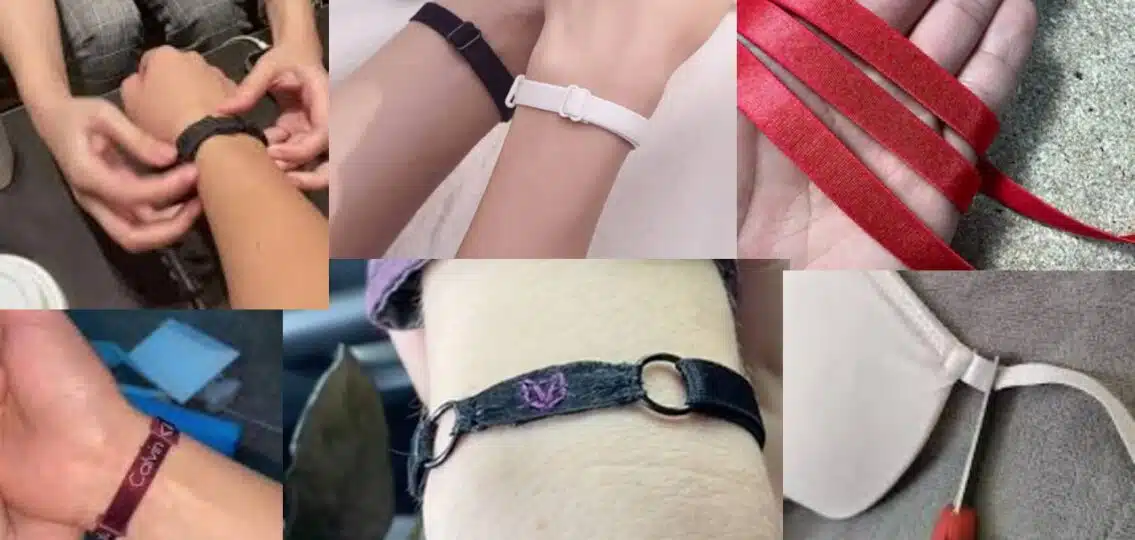 Bra Strap Bracelets