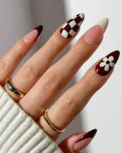 Checkerboard Nails