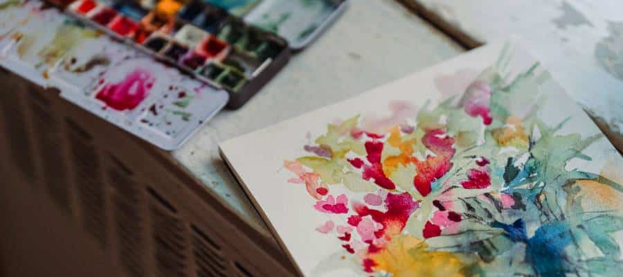 water color high school art