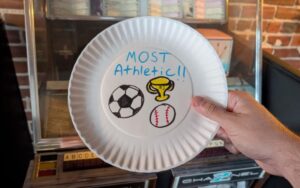 Most Athletic Paper Plate Award Idea