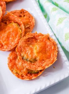 cheese baked pickle chips