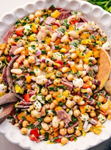 bowl of bean salad