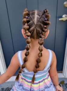bubble braids