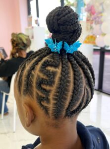 braided top knot
