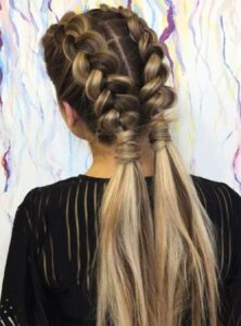 dutch braid pigtails