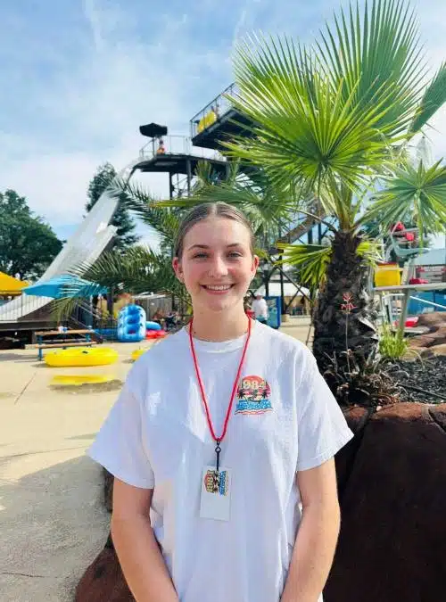 smiling teen girl