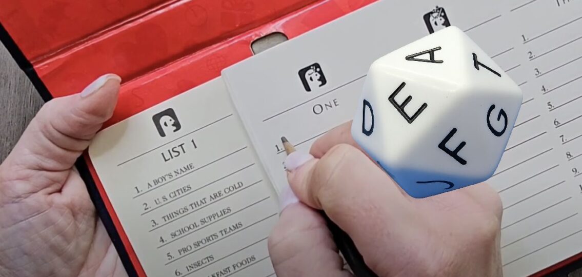 Scattergories Categories