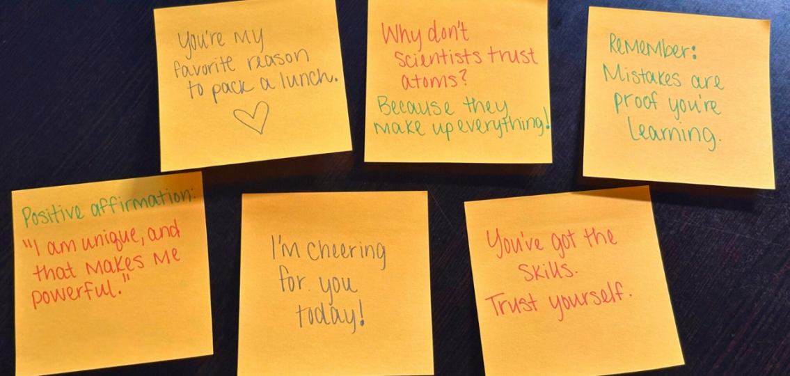 lunch box notes