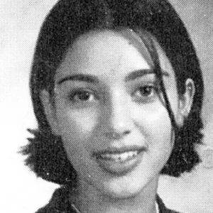 1995 Kim Kardashian yearbook photo