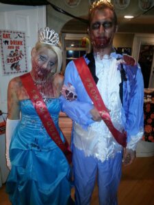zombie prom, Halloween party theme