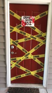 crime scene party theme
