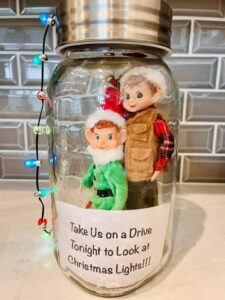 take your elf on a car ride