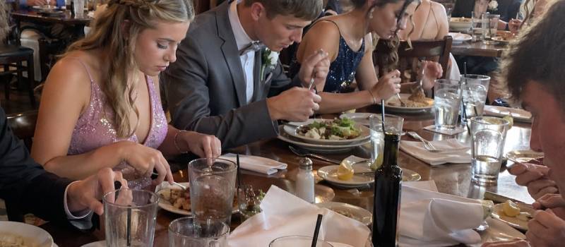 Dinner before prom