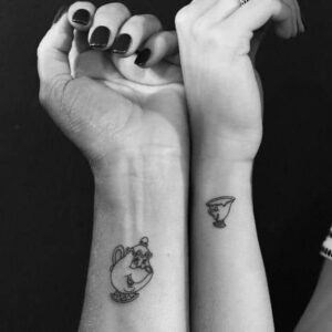 Beauty And The Beast Matching Tattoo