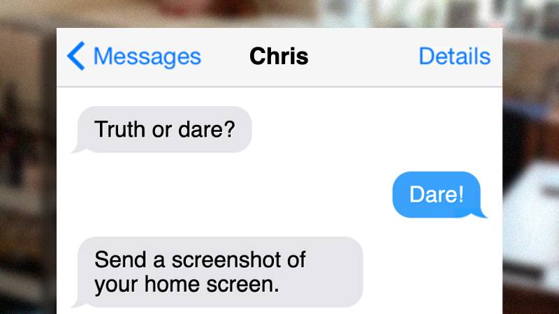 dares for truth or dare over text