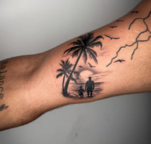 father son tattoos