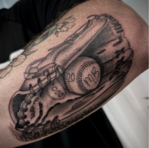 baseball tattoo