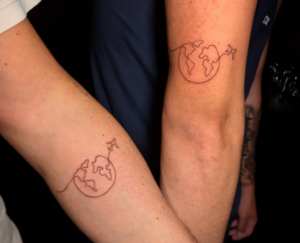 matching travel tattoos for kids and parents